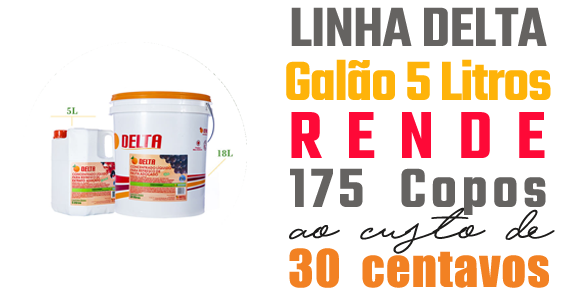 suco delta com rendimento de 175 copos